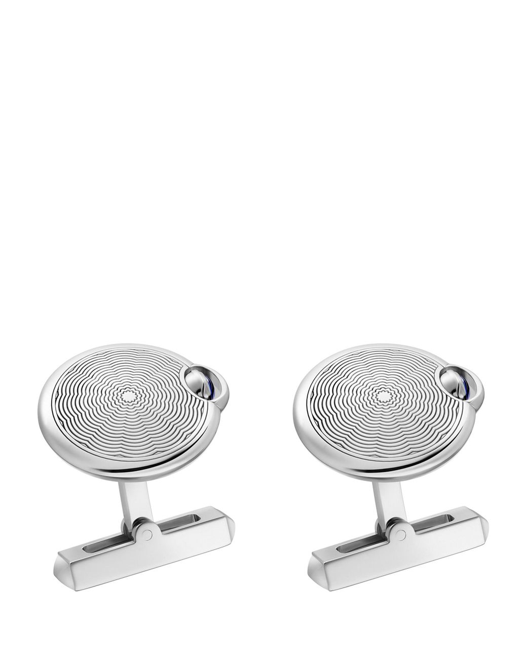 Cartier Metallic Ballon Bleu De Cufflinks for men