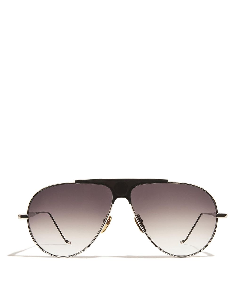 Jacques Marie Mage Brown Daido Aviator Sunglasses for men