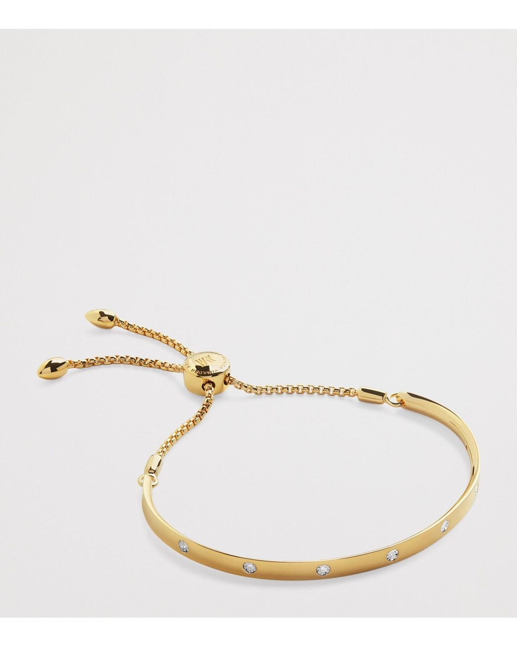 Monica Vinader Metallic Vermeil And Diamond Fiji Bracelet