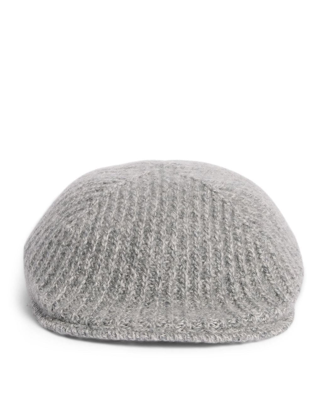 Borsalino Gray Eco Cashmere Paolino Flat Cap for men