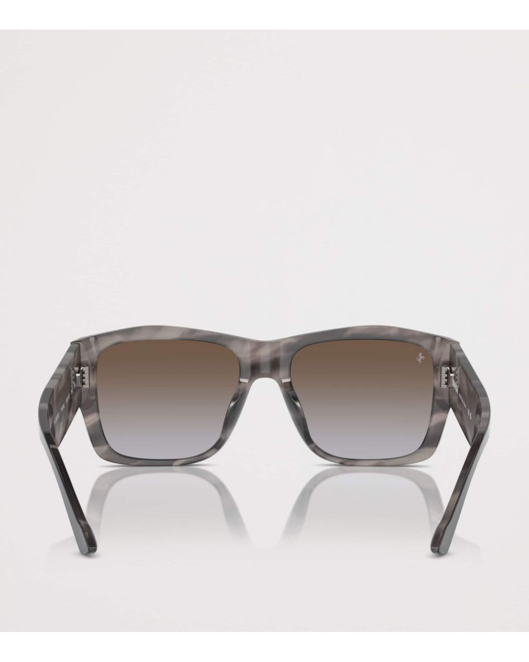 Ferrari Green Acetate Square Sunglasses
