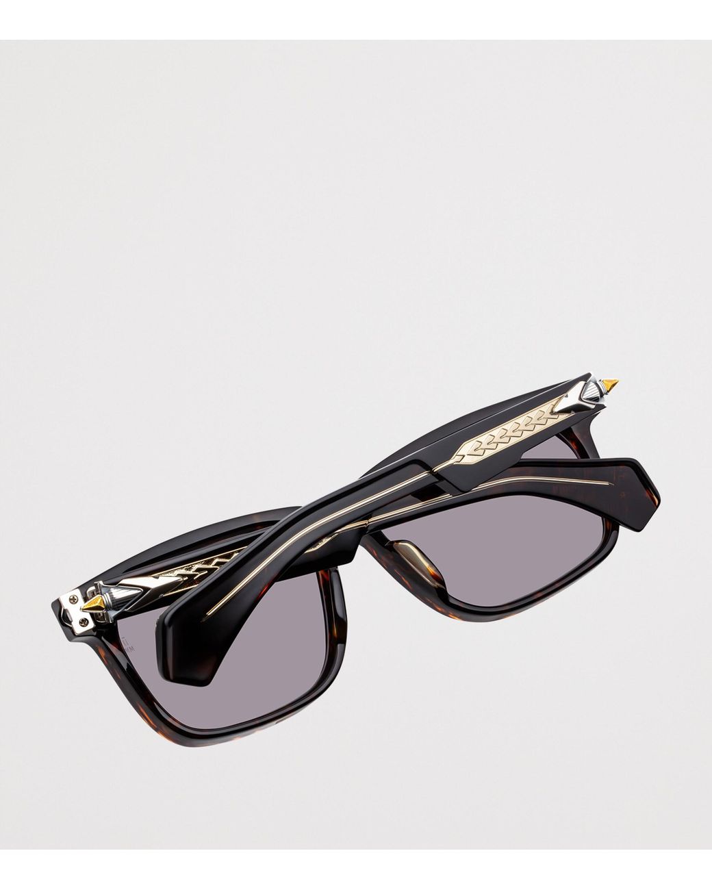 Jacques Marie Mage Black Bearcreek Square Sunglasses for men
