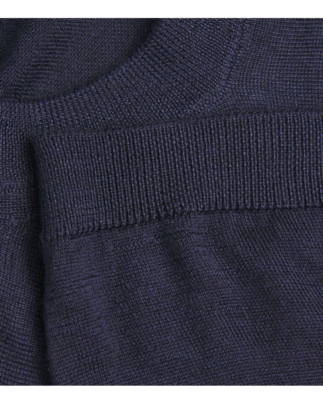 Colombo Blue Cashmere-Silk T-Shirt for men