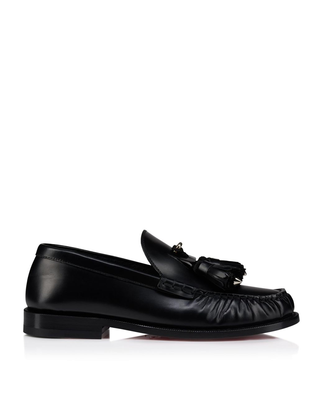 Christian Louboutin Black Rochelle Leather Loafers