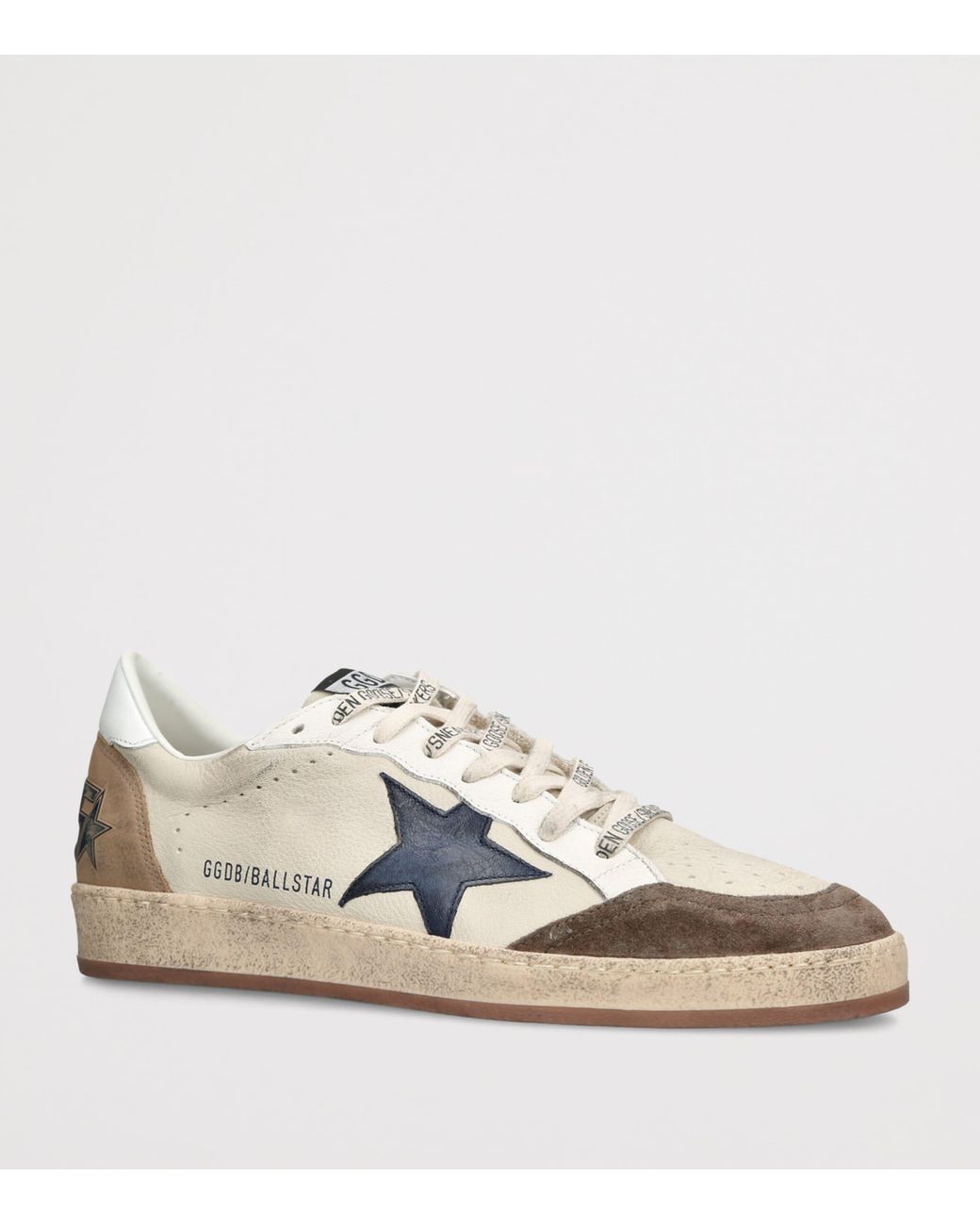 Golden Goose Deluxe Brand White Leather Ballstar Sneakers for men
