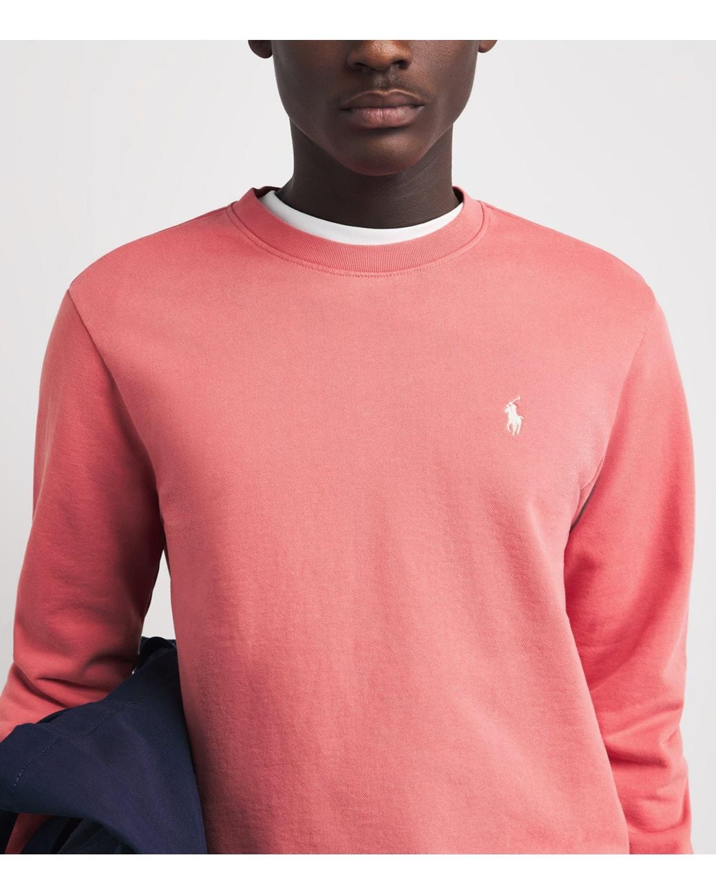 Polo Ralph Lauren Pink Cotton Loopback Fleece Sweatshirt for men
