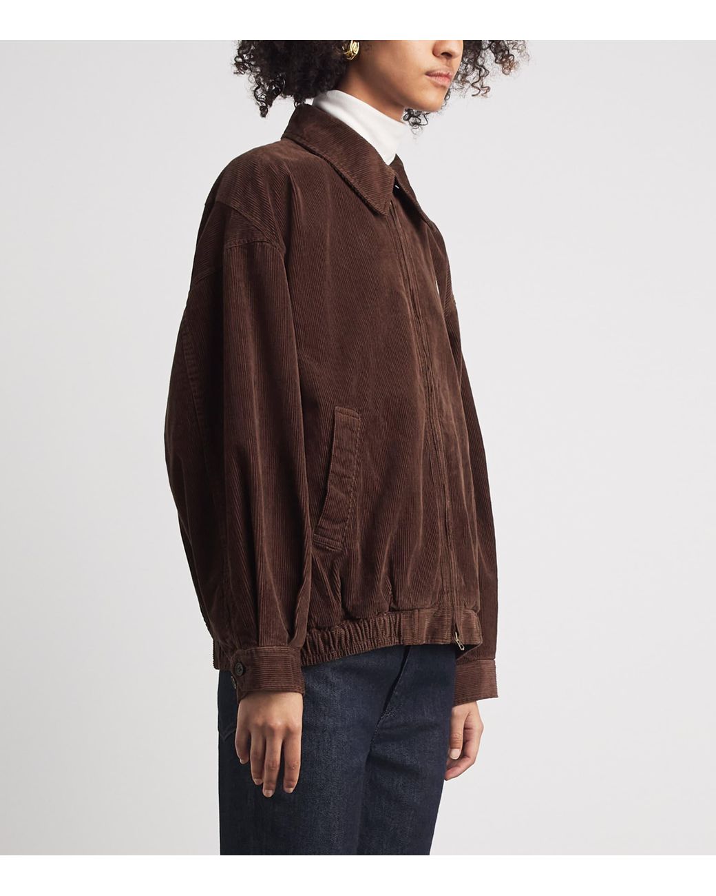 Polo Ralph Lauren Brown Corduroy Bomber Jacket