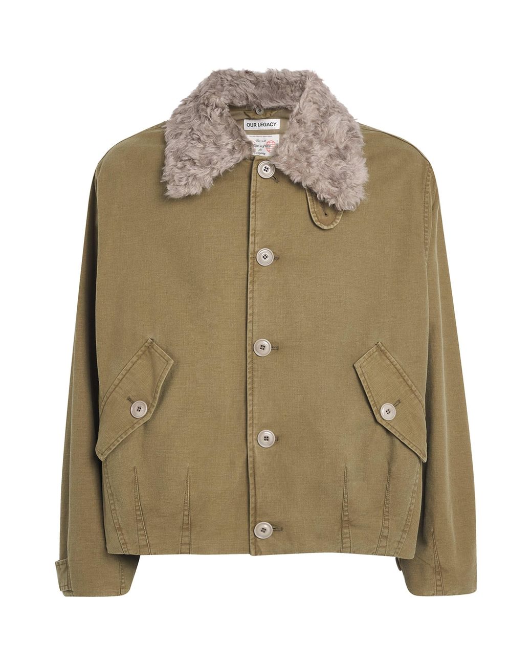 Our Legacy Green Cotton Aerial Jacket for men