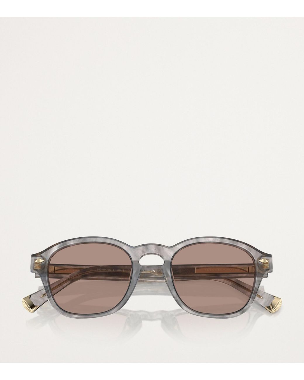 Brunello Cucinelli Brown Acetate Bc4006S Sunglasses