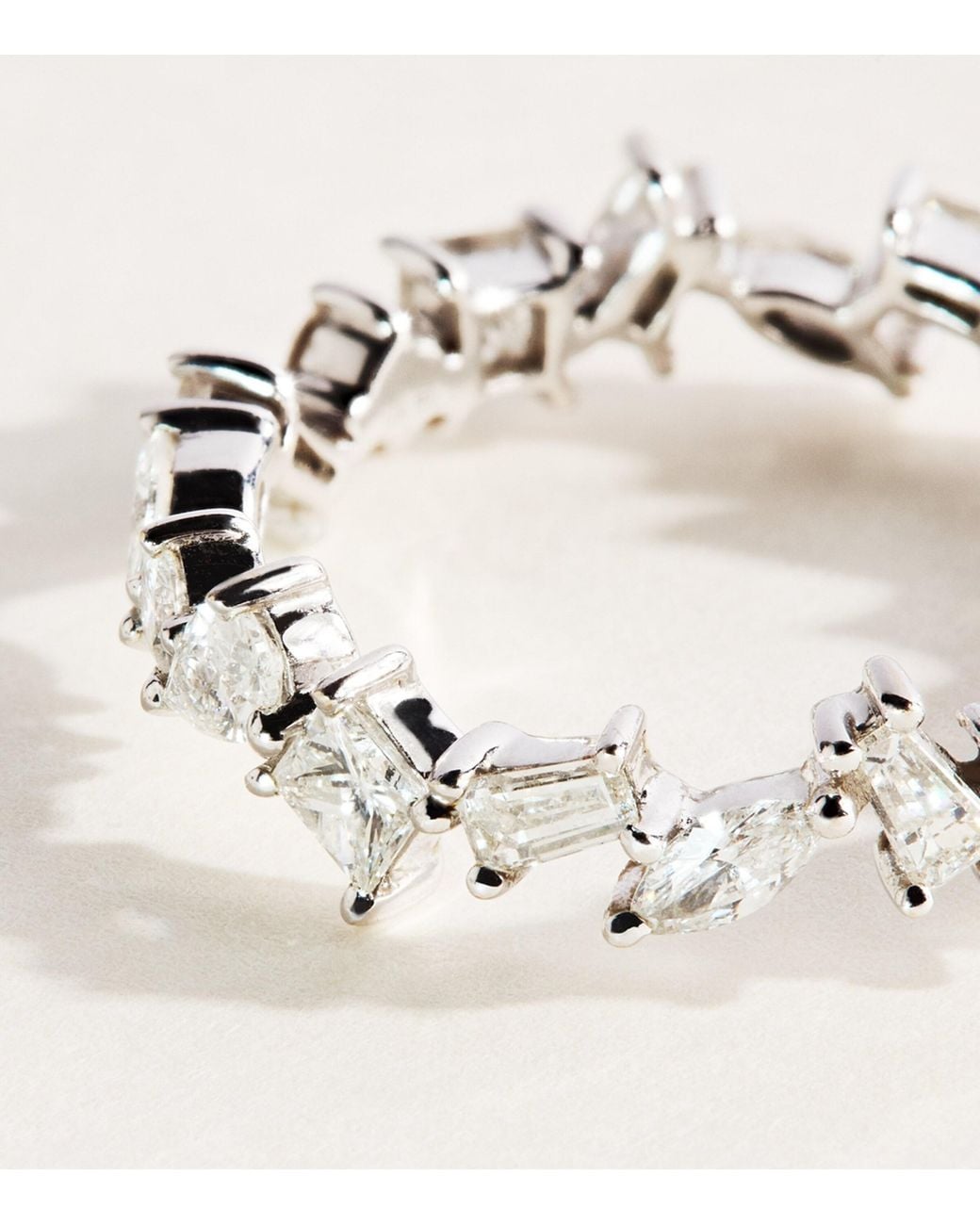 Rosa De La Cruz Natural And Diamond Cascade Ring