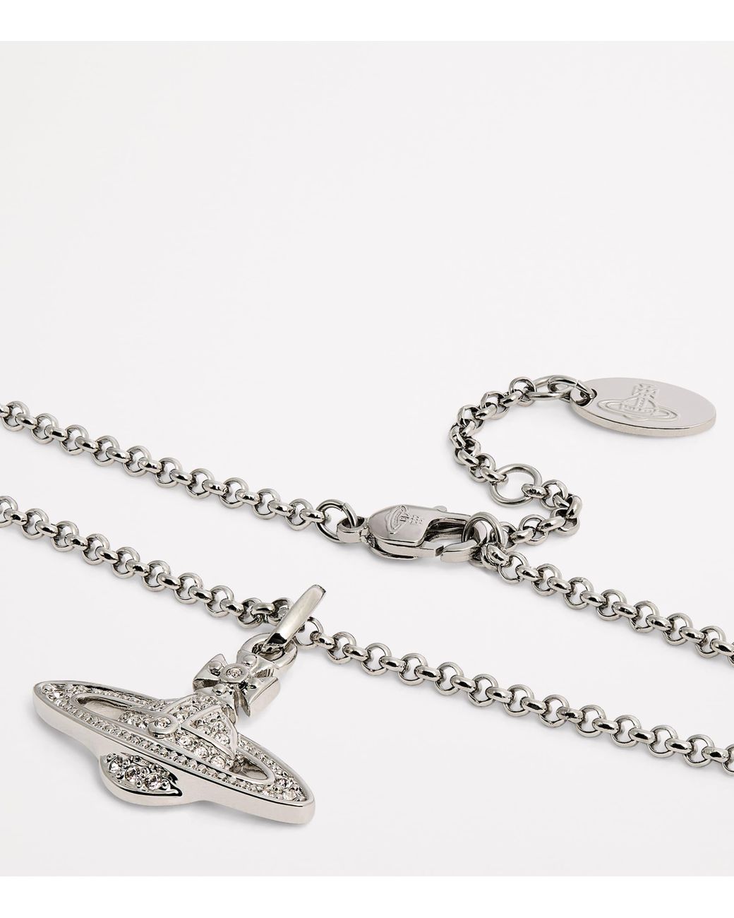 Vivienne Westwood Metallic Mini Bas Relief Orb Necklace for men