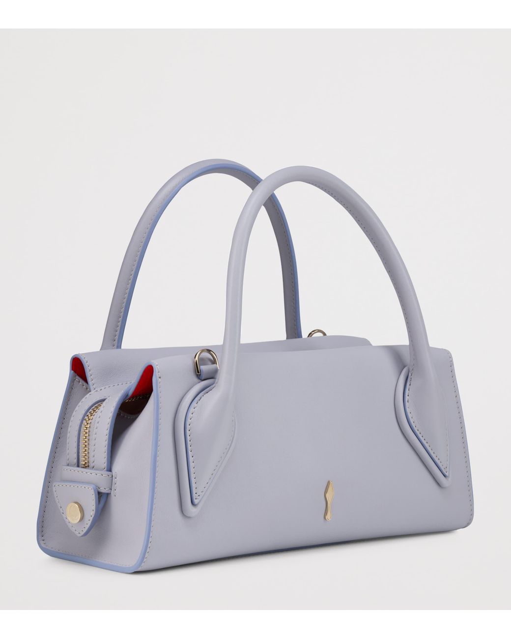 Christian Louboutin Gray Venus Mini Leather Crossbody Bag