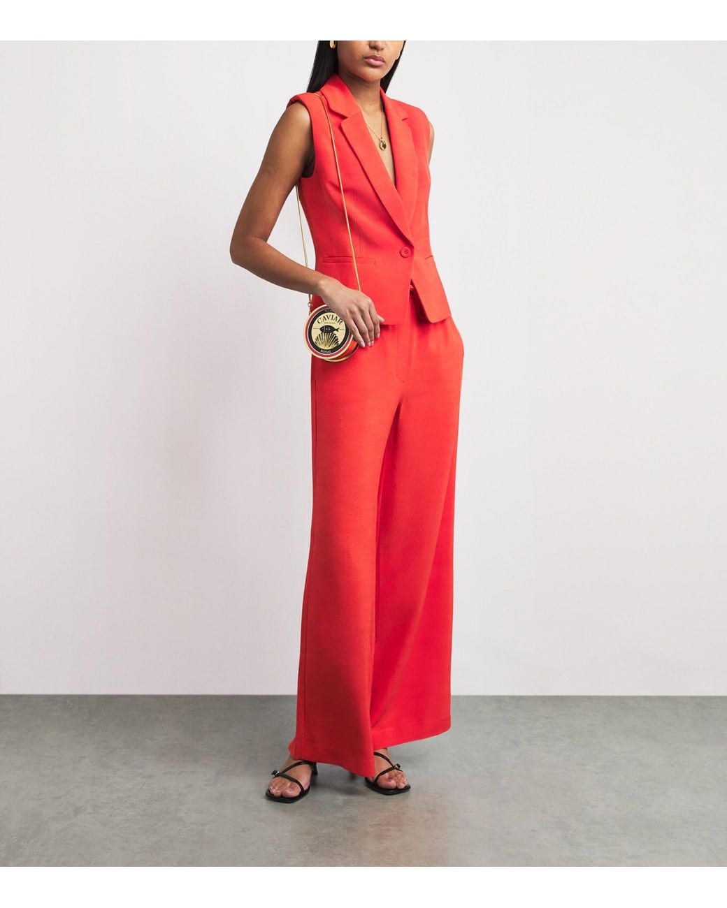 Claudie Pierlot Wide-Leg Tailored Trousers