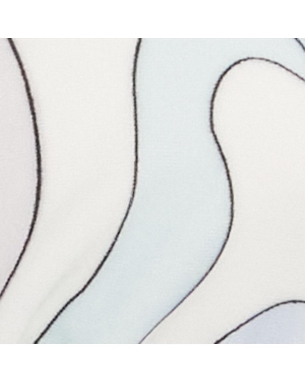 Emilio Pucci White Marmo Print Triangle Bikini Top