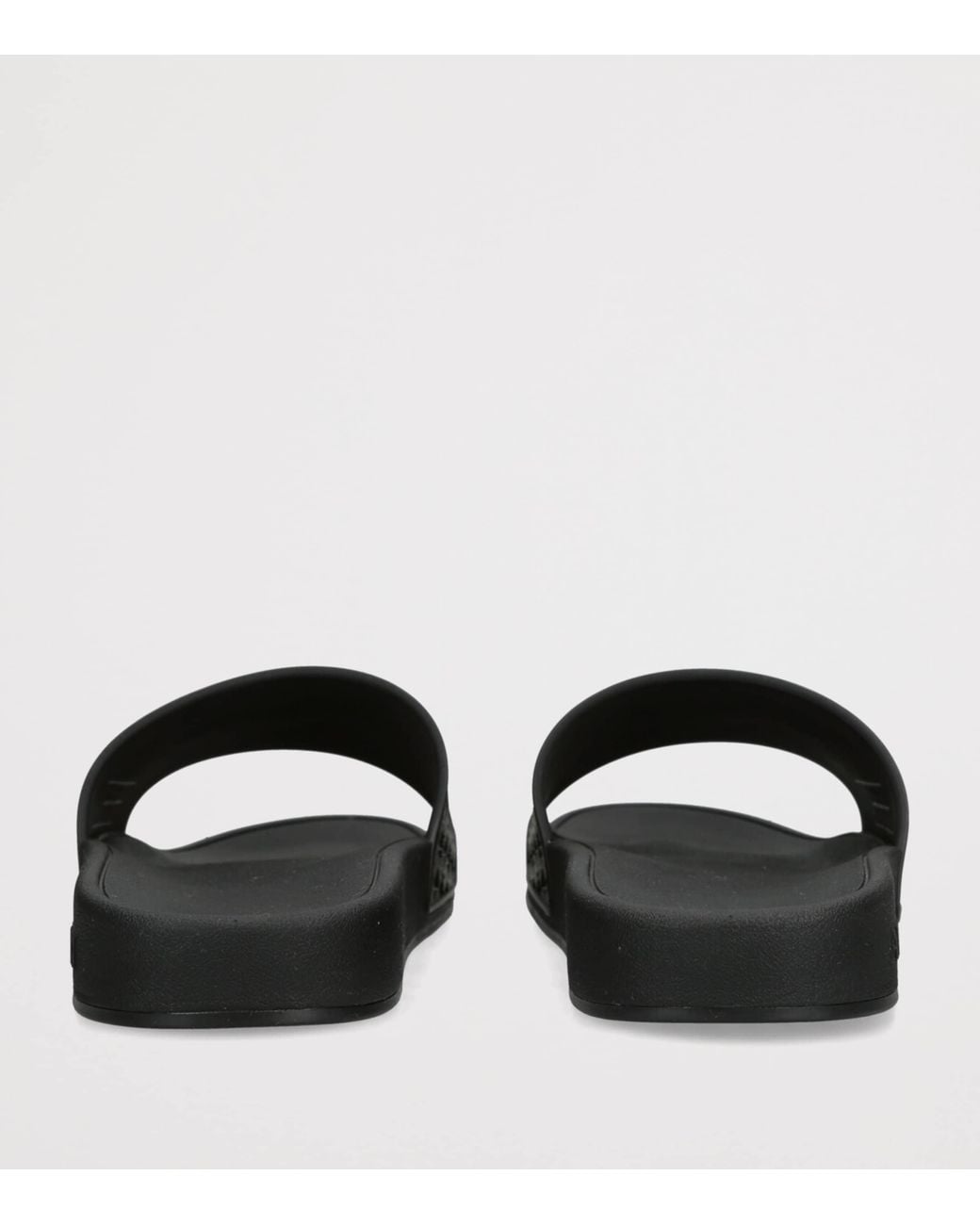 Amiri Black Ma Quad Pool Slides for men
