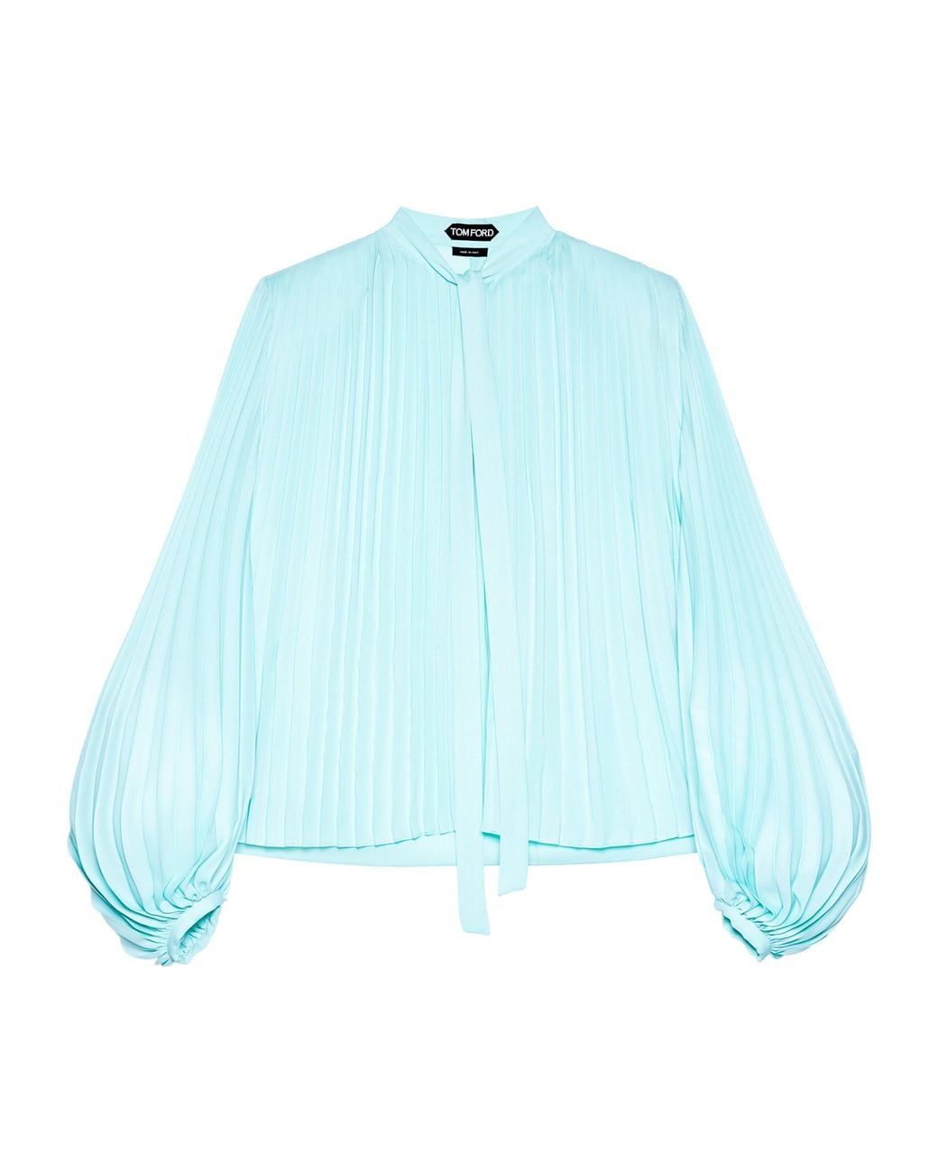 Tom Ford Blue Plissé Sunray Shirt