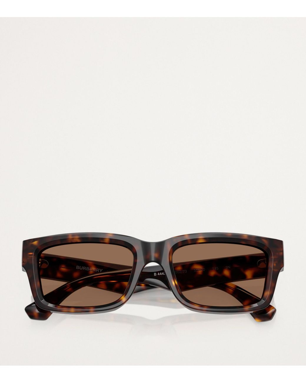 Burberry Brown Acetate Square Sunglasses