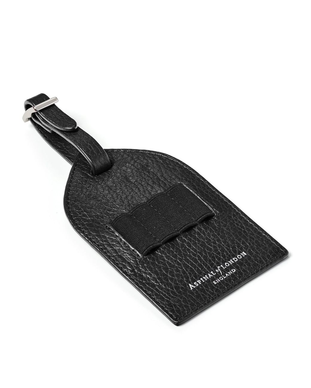 Aspinal Black Leather Golf Tee Holder for men