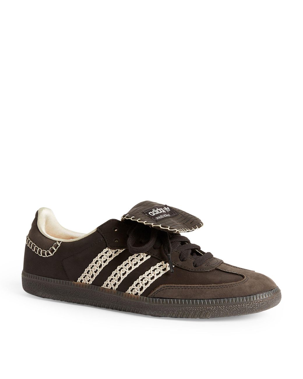 adidas Leather + Wales Bonner Samba Sneakers in Black for Men - Lyst