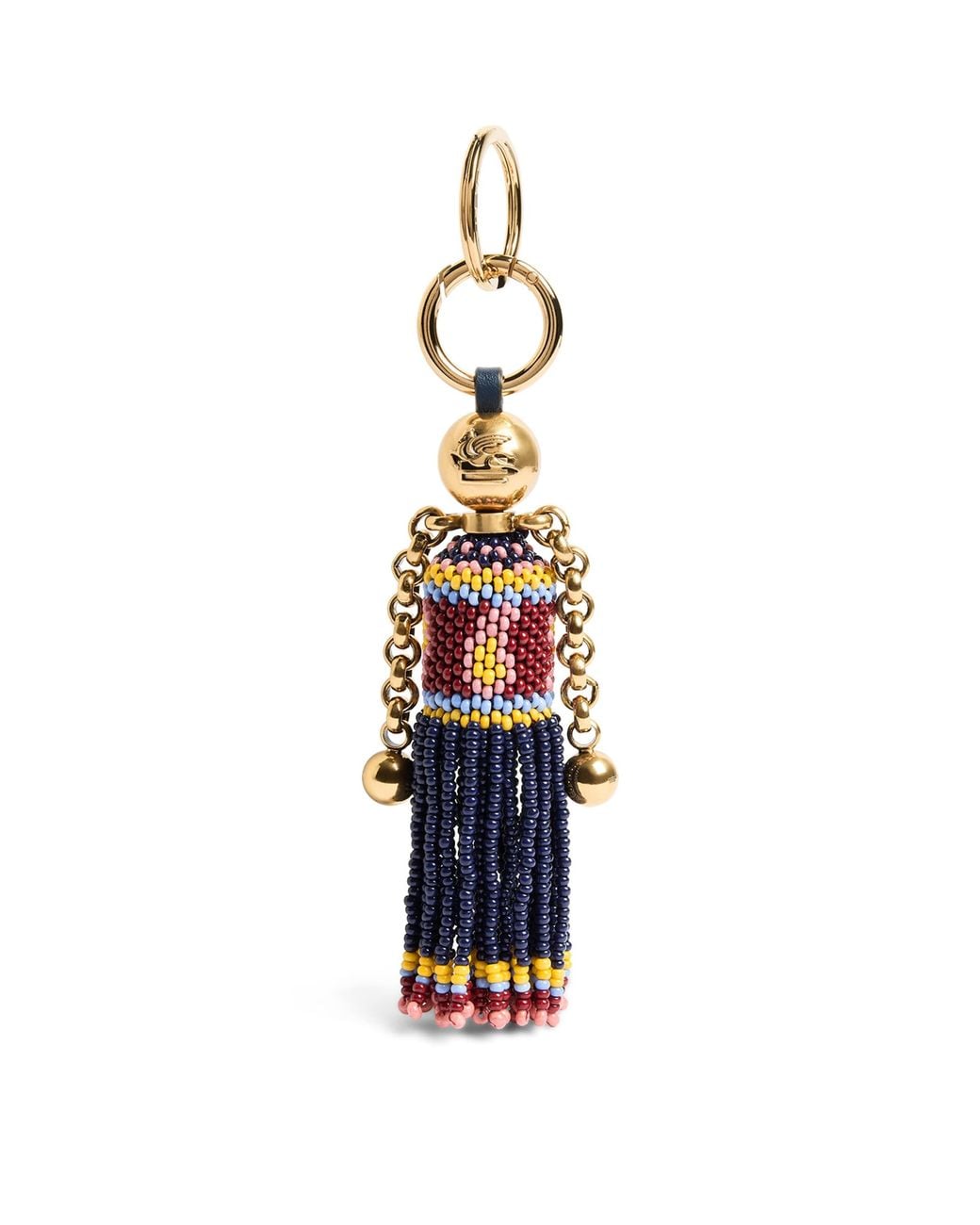 Etro Blue Doll Charm Keyring
