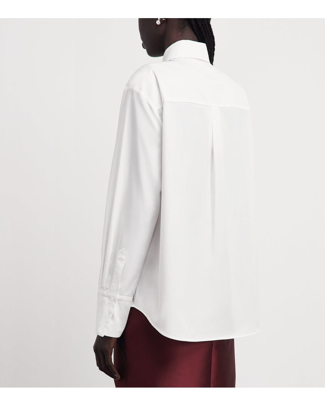 Erdem White Floral Embroidered Shirt