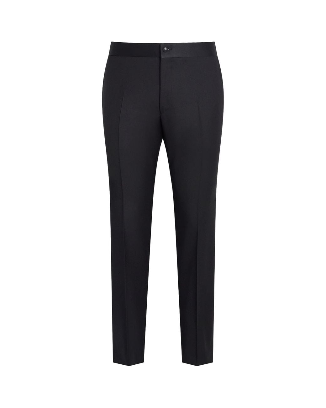 Canali Blue Wool Tuxedo Trousers for men