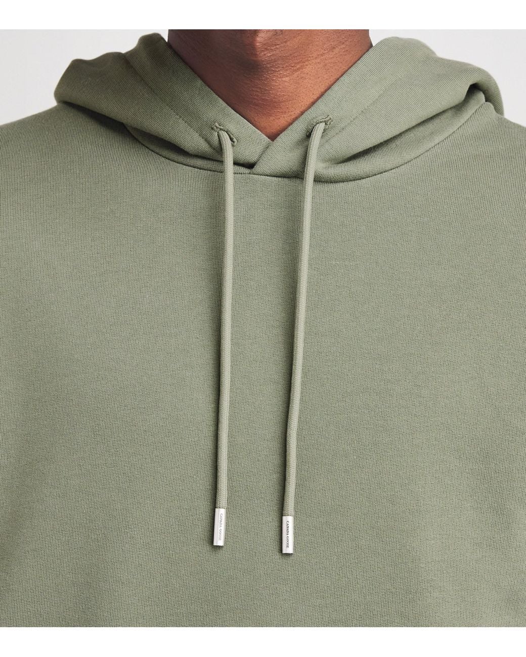 Canada Goose Green Organic Cotton Loon Hoodie for men