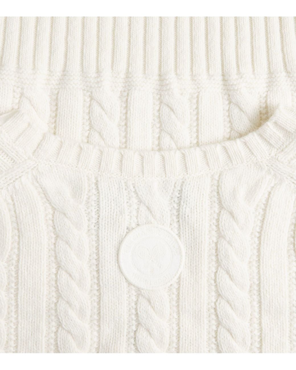 Ralph Lauren White X Wimbledon Cashmere-Cotton-Linen Sweater Vest for men