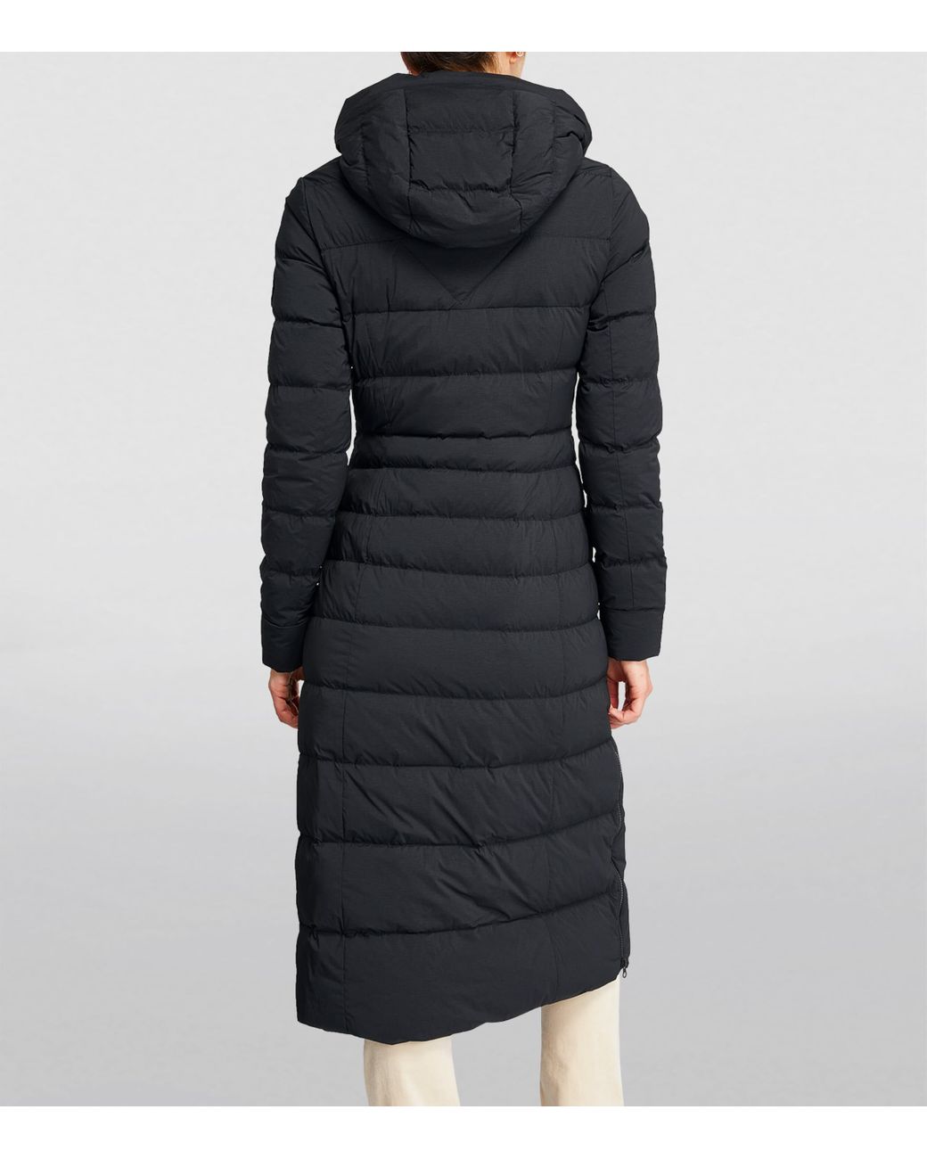 Canada Goose Black Down-Filled Clair Long Coat
