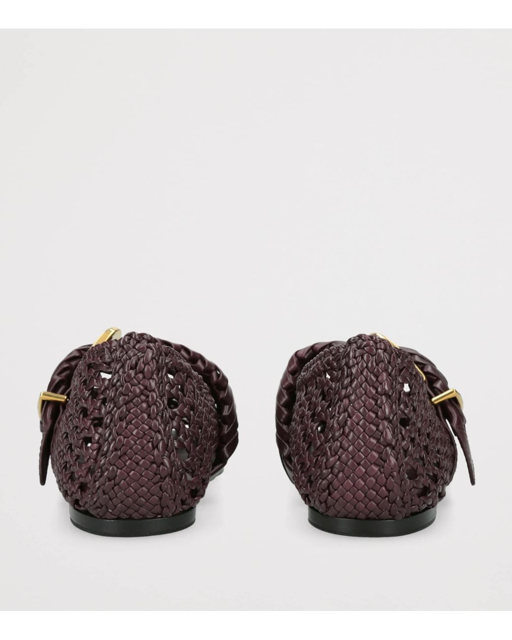 Zimmermann Brown Calf Leather Helix Ballet Flats