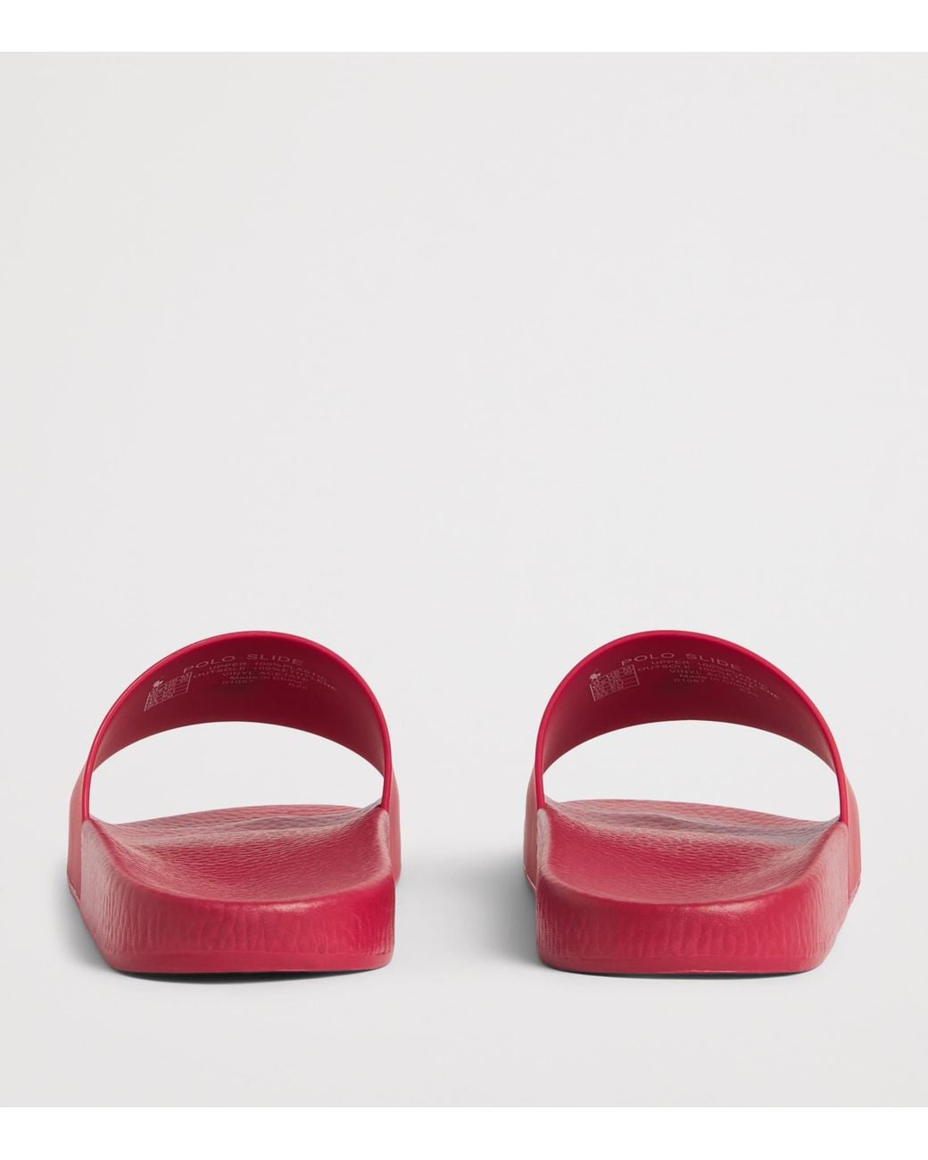 Polo Ralph Lauren Pink Polo Pony Slides for men