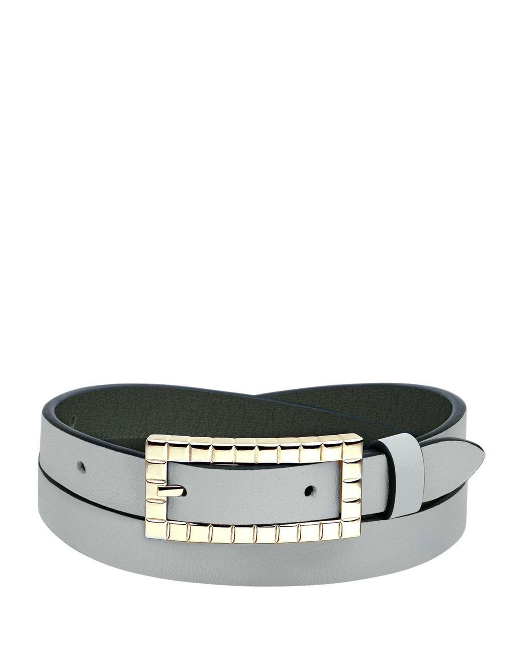 Chopard Black Leather Reversible Ice Cube Bracelet