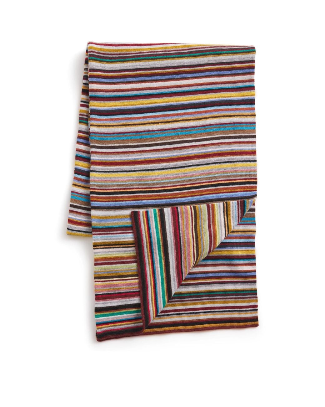 Paul Smith Multicolor Virgin Wool Signature Stripe Scarf for men