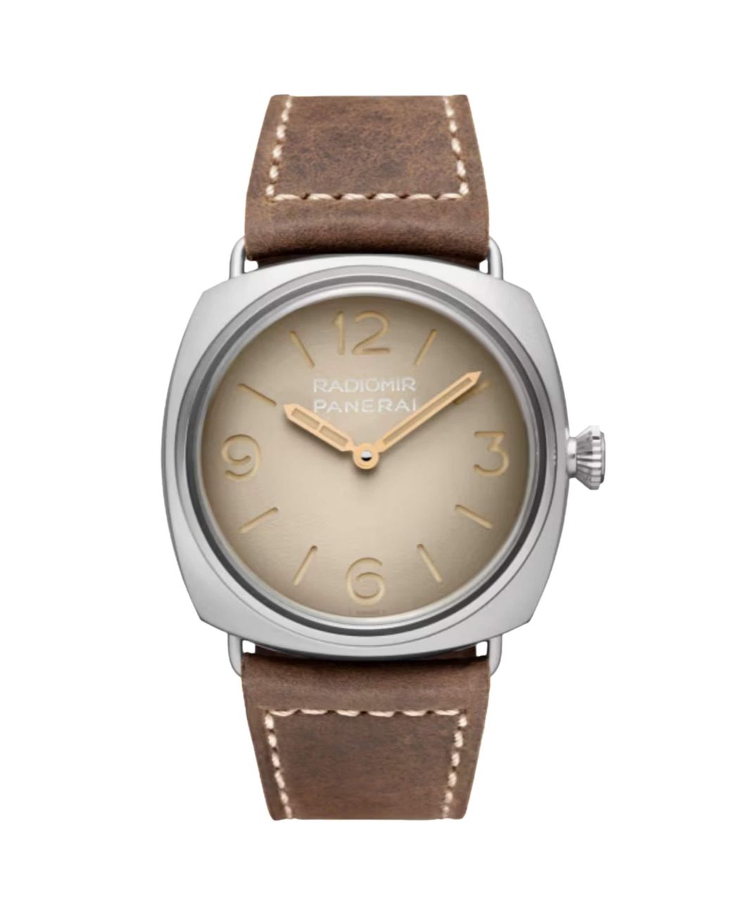 Panerai Metallic Steel Radiomir Tre Giorni Watch for men