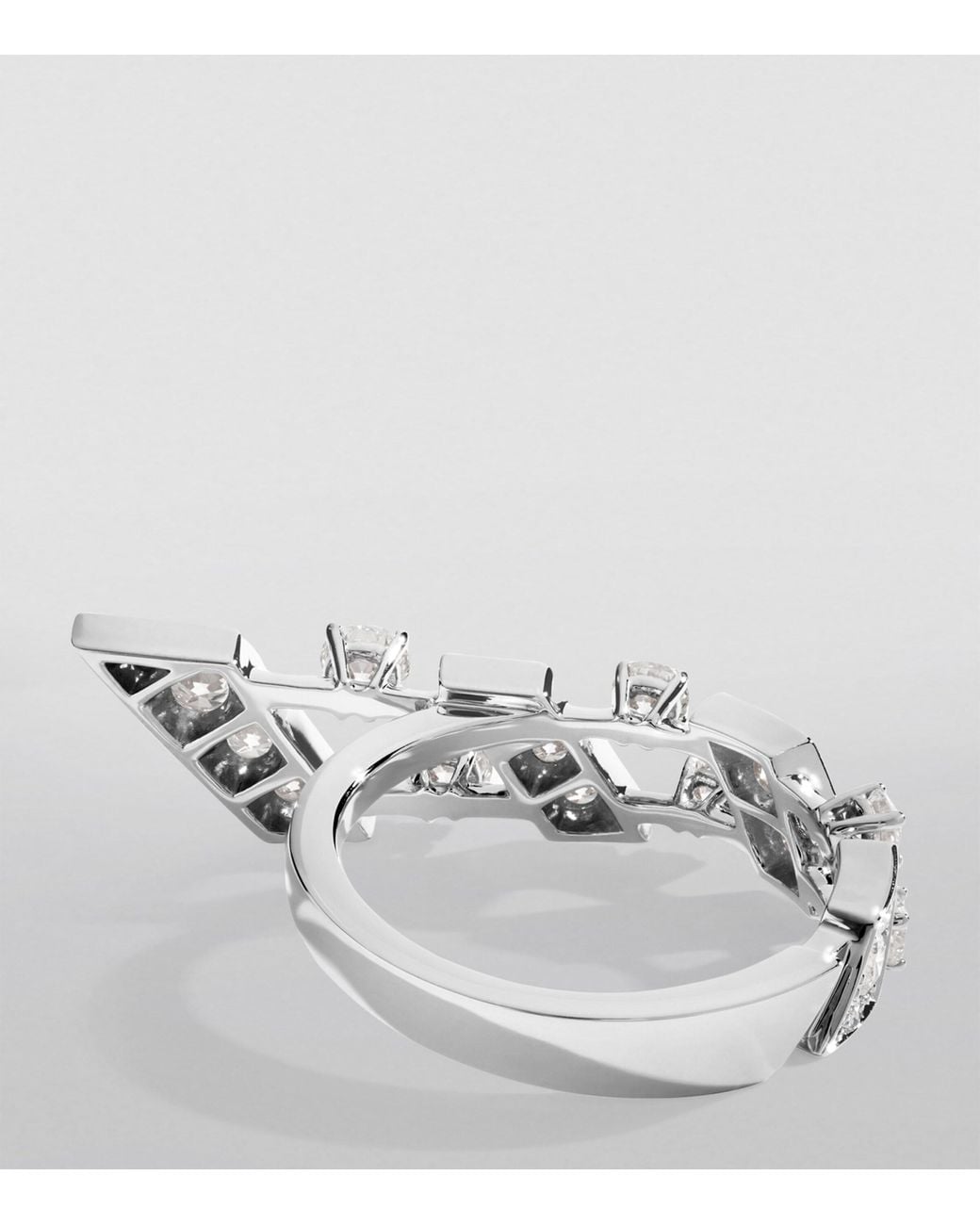 Marli New York White And Diamond Fifth Avenue Ring