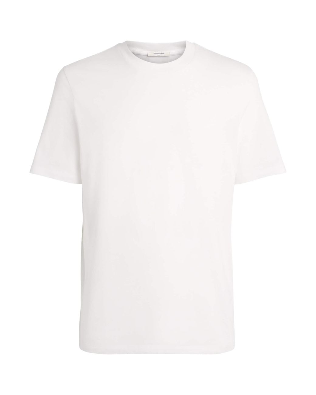 Jacob Cohen White Cotton Emblem Logo T-Shirt for men