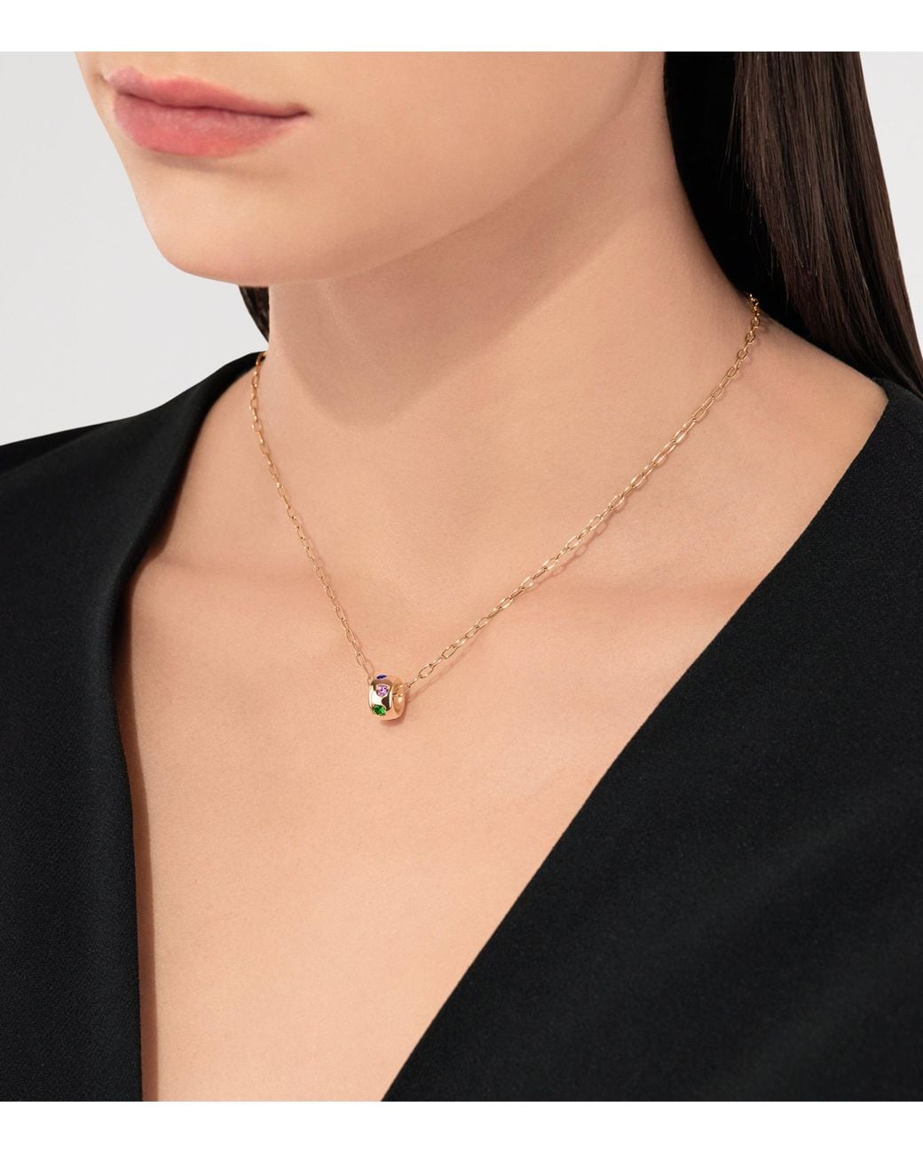 Pomellato Metallic Iconica Pendant Necklace