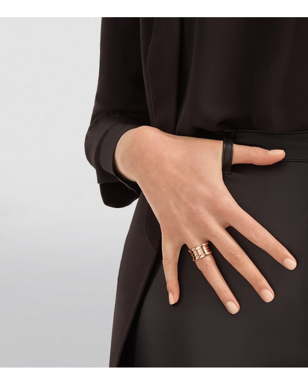 BVLGARI Pink B.Zero1 Ring