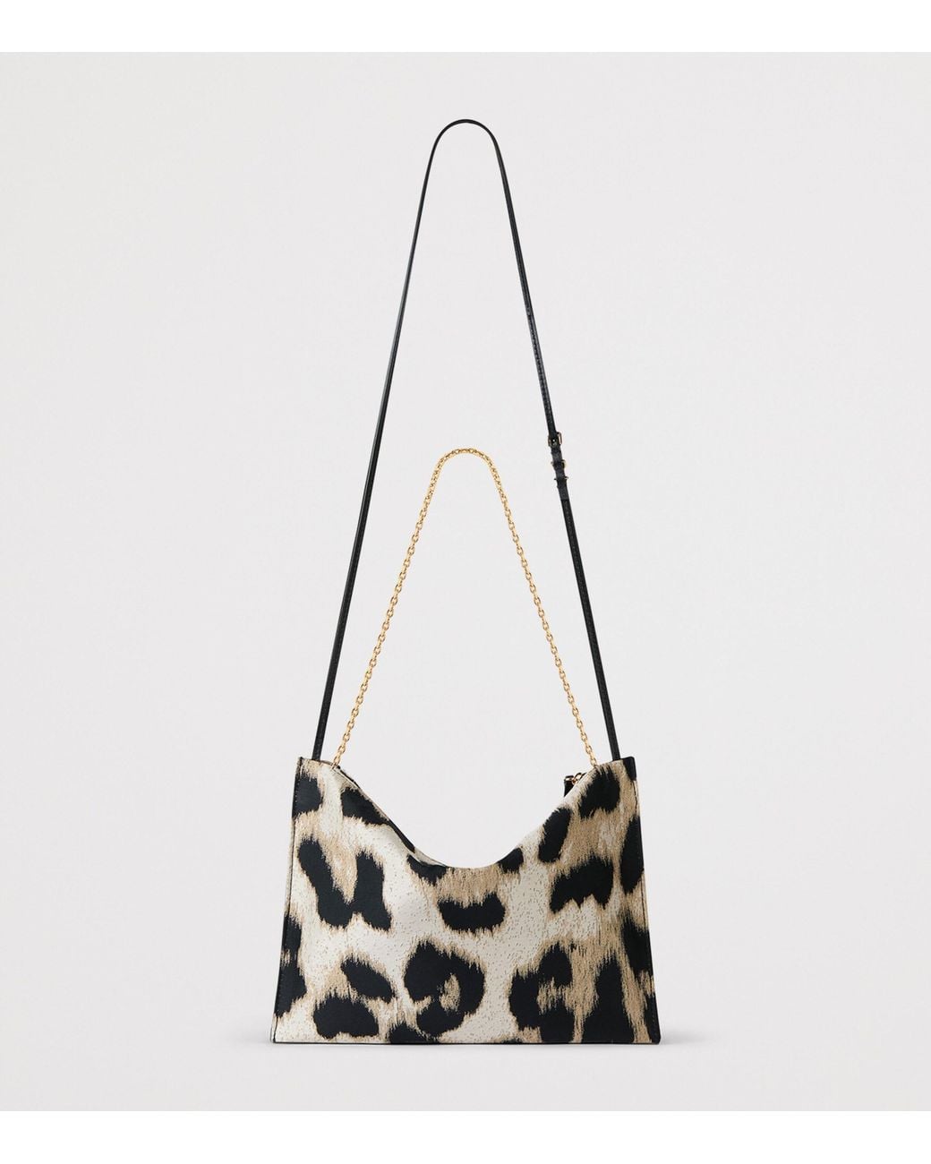 Givenchy Black Leopard Print Voyou Shoulder Bag