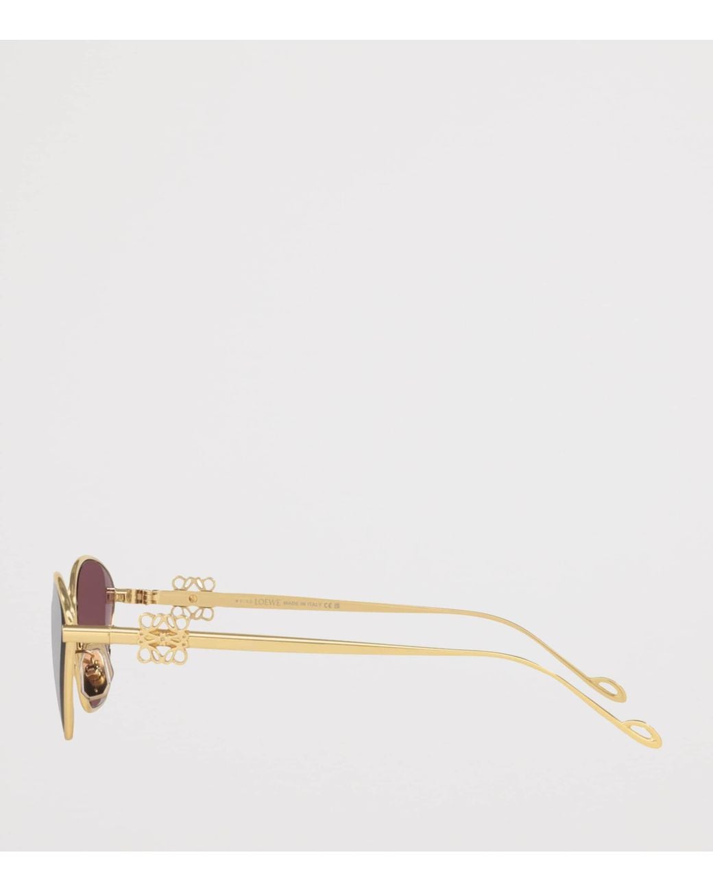 Loewe Pink Anagram Hexagonal Sunglasses