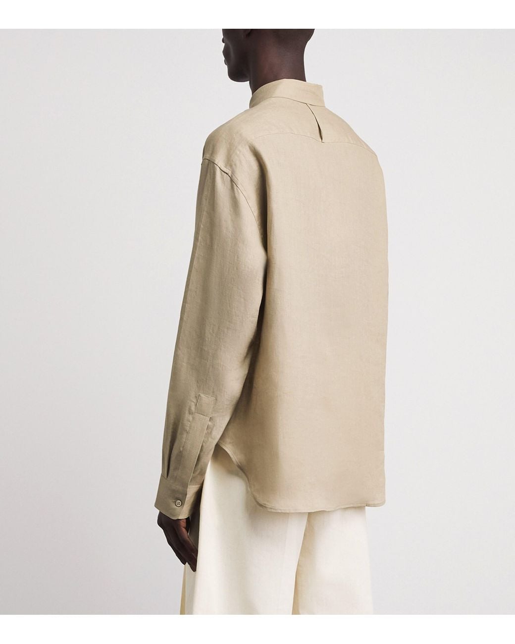 Studio Nicholson Natural Linen Rafe Shirt for men