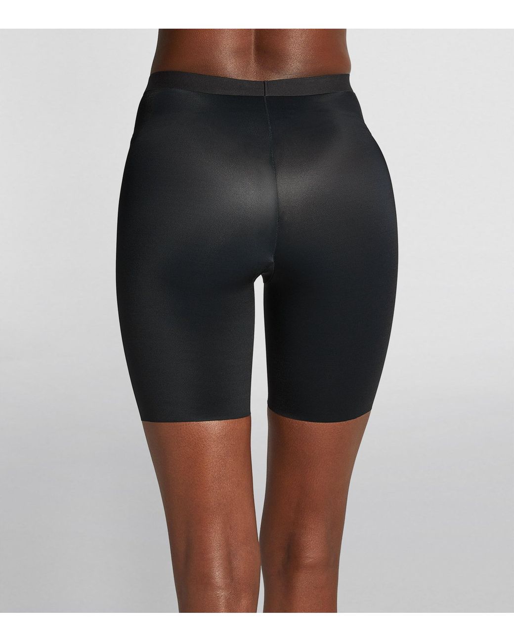 Spanx Black Shape Invisible Mid-Thigh Shorts