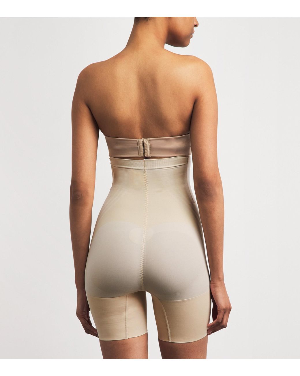 Spanx Natural Sculpt Gofigure High-Waist Mid-Thigh Shorts