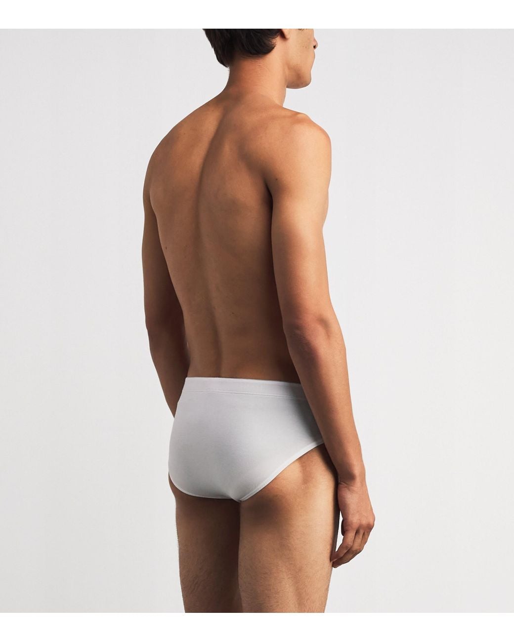 Hanro White Cotton Superior Briefs for men