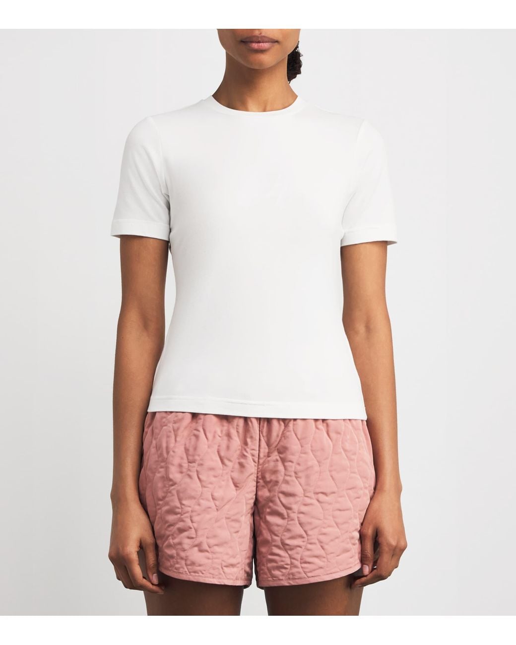 Varley White Jersey Slim T-Shirt