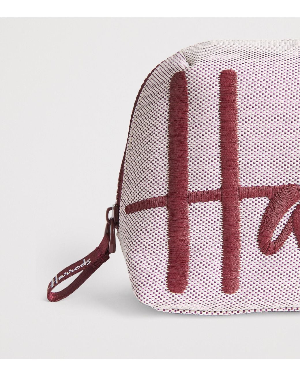 Harrods Pink Large Logo Cosmetic Bag