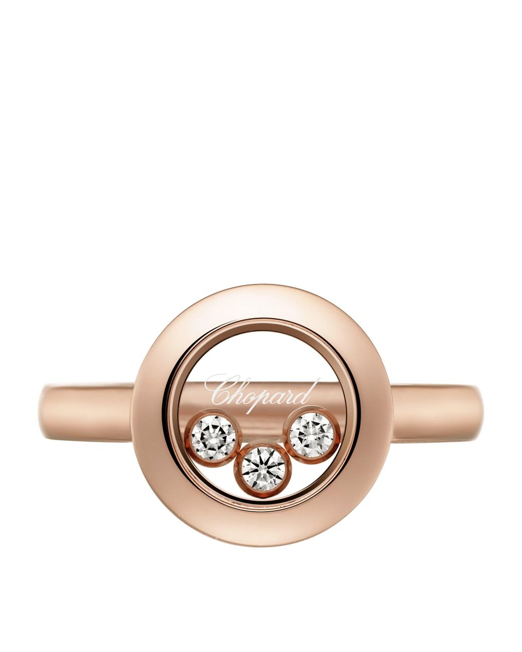 Chopard Metallic And Diamond Happy Diamonds Icons Ring