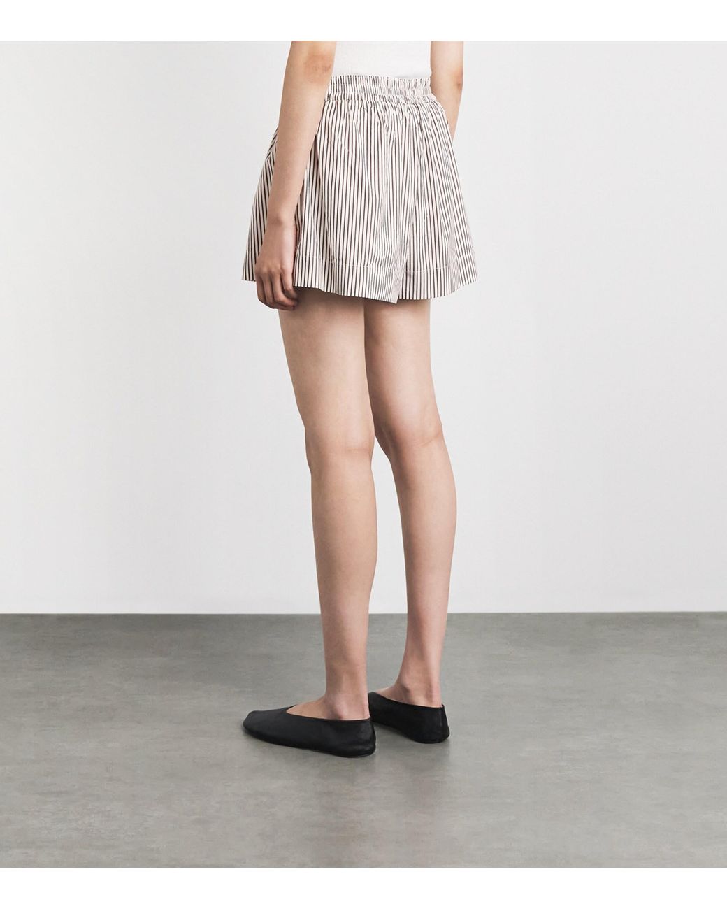 Suzie Kondi Multicolor Cotton Stripe Shkip Shorts