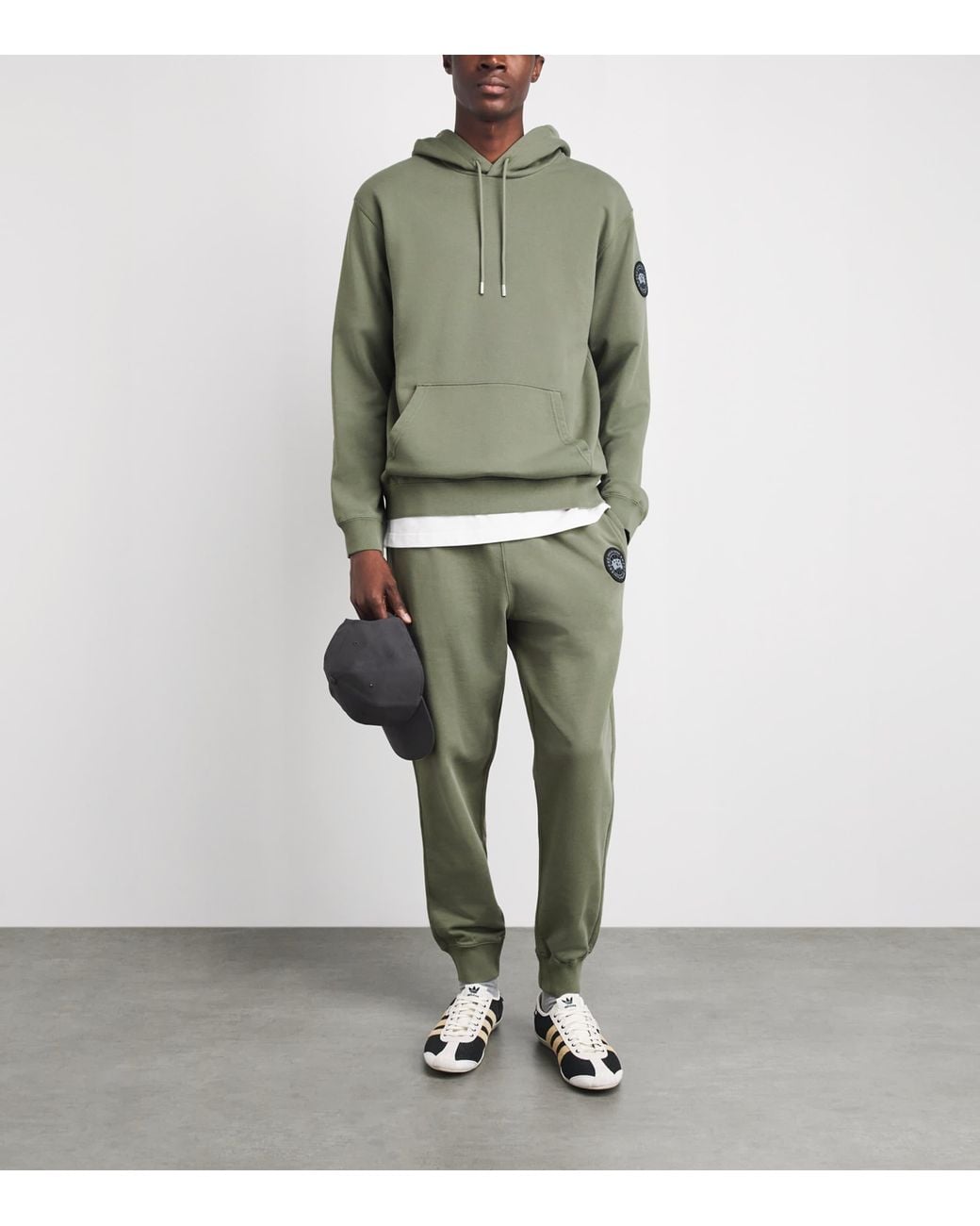 Canada Goose Green Organic Cotton Loon Hoodie for men