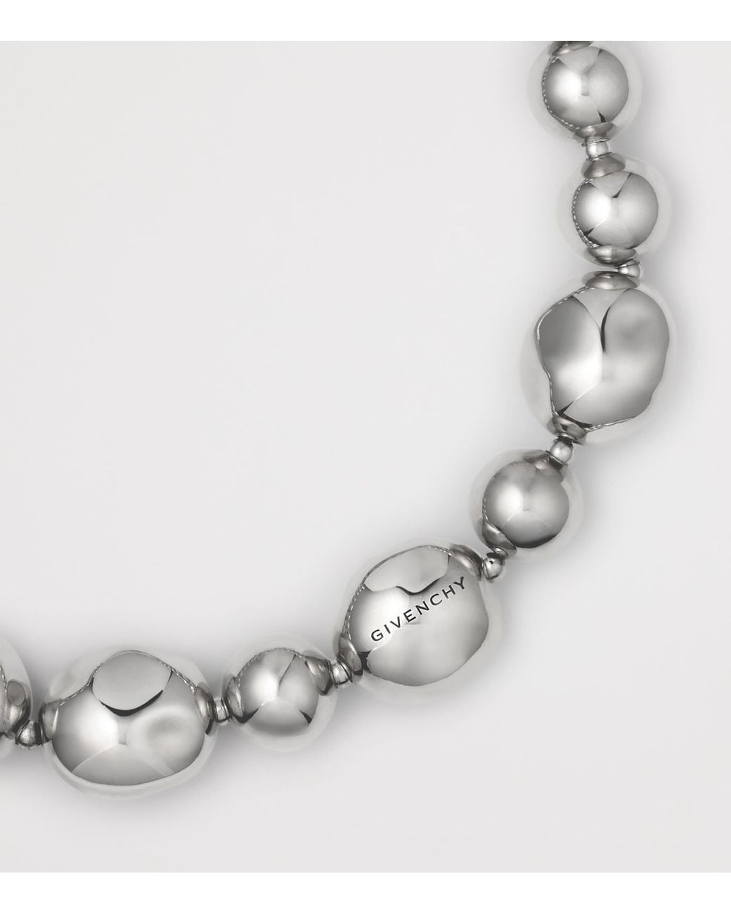 Givenchy Metallic Sculpted Gem Necklace